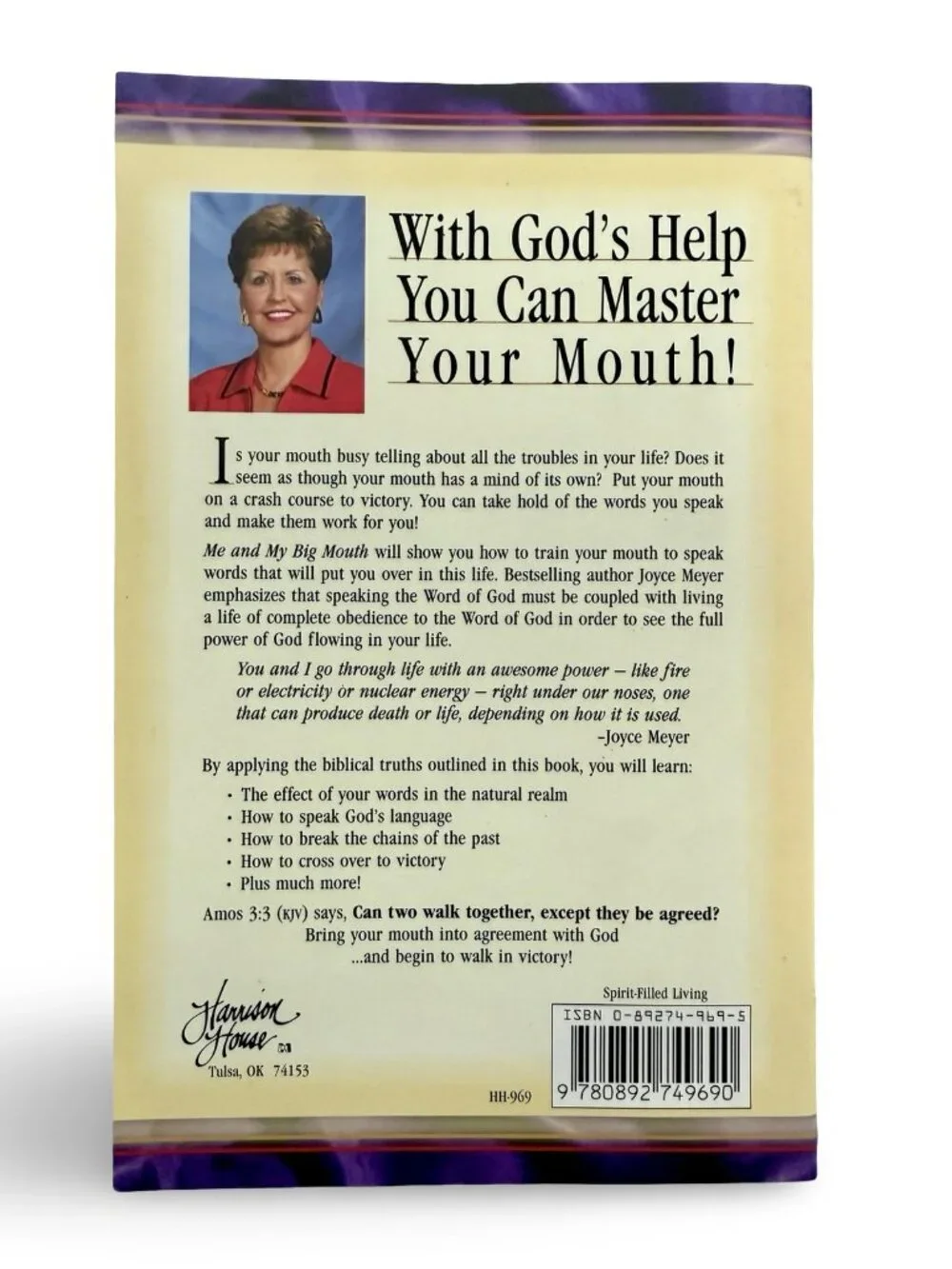 Joyce Meyer‎ Battlefield Of The Mind / Me And My Big Mouth 2 Paperback Books Lot